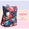 Newest hot selling flower printing colorful women backpack fashion custom backpack for travel